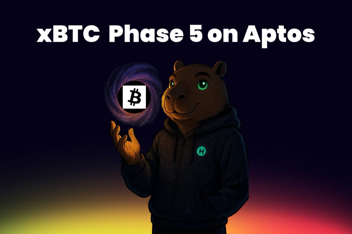 hyperion_xyz's tweet image. All BTC roads lead to @Aptos 🌀
xBTC Phase 5 is in its final orbit. Ends Oct 25
Jump in straight from @wallet and LP on Hyperion to earn pool APR + campaign incentives:
• xBTC–USDC → TVL $1.42M → 72.4% APR
• APT–xBTC → TVL $1.33M → 71.62% APR
• WBTC–xBTC → TVL $1.06M…