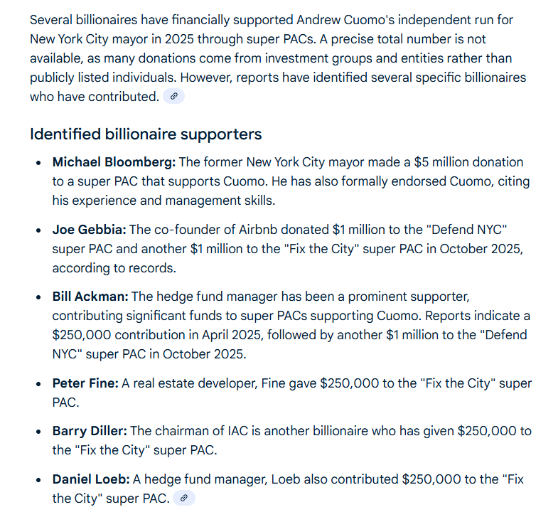Kristi L. Talmadge (@kristitalmadge) on Twitter photo <a href="/BillAckman/">Bill Ackman</a> <a href="/CurtisSliwa/">Curtis Sliwa</a> Bill Ackman is so sad there is Citizen Campaign financing and all the BILLIONAIRES throwing their money around for Andrew "The Granny Killer" Cuomo have real competition.
You're making Cuomo look even worse here.
VOTE FOR CURTIS SLIWA WHO IS NOT OWNED BY BILLIONAIRES! 😃🇺🇸🗳️🗽 <a href="/BillAckman/">Bill Ackman</a> <a href="/CurtisSliwa/">Curtis Sliwa</a> Bill Ackman is so sad there is Citizen Campaign financing and all the BILLIONAIRES throwing their money around for Andrew "The Granny Killer" Cuomo have real competition.
You're making Cuomo look even worse here.
VOTE FOR CURTIS SLIWA WHO IS NOT OWNED BY BILLIONAIRES! 😃🇺🇸🗳️🗽