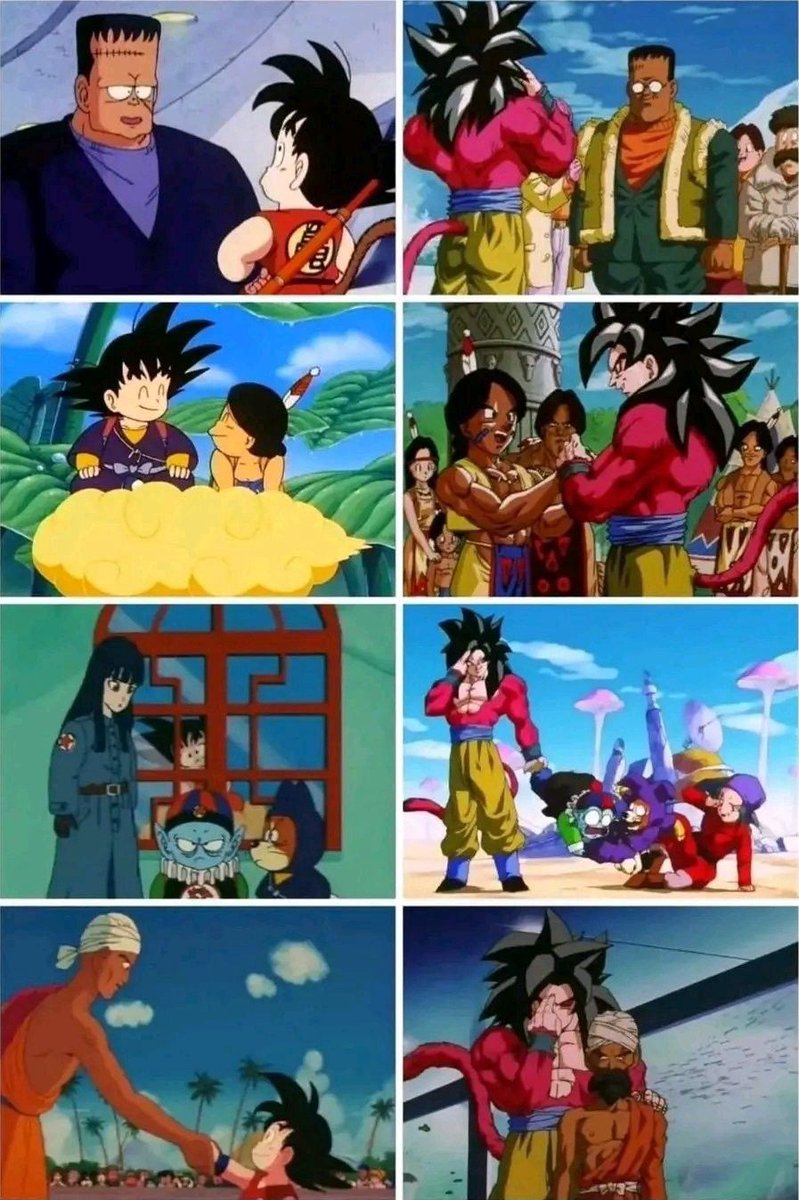 DBZdaily_'s tweet image. Goku never forgets his friends