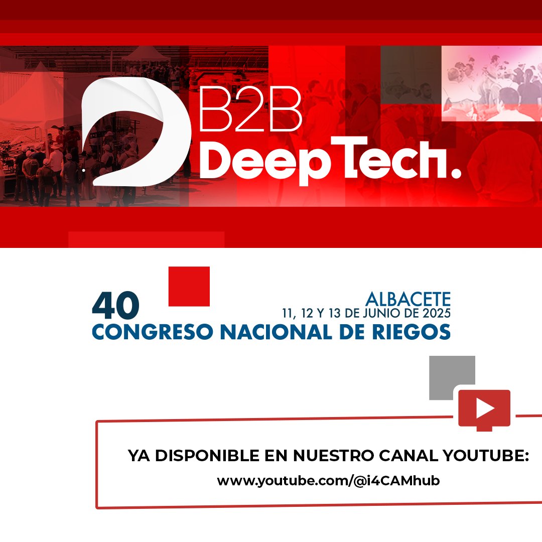 El pasado mes de junio #Itecam y la Fundación Itecam organizaron una nueva edición del evento de demostraciones tecnológicas B2B Deep Tech, como parte de las actividades del 40º Congreso Nacional de Riegos de la <a href="/aeryd_es/">@aeryd</a> que se celebró en las instalaciones de la Yeguada Marmo.