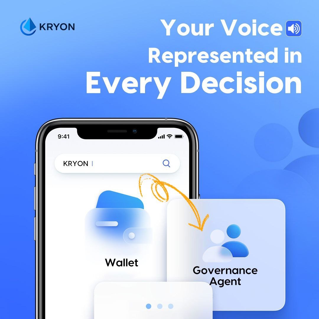 kryonaidao's tweet image. With Kryon, your voice doesn’t just count — it earns.
Every decision you take part in helps shape the network and brings real rewards back to you. 💎