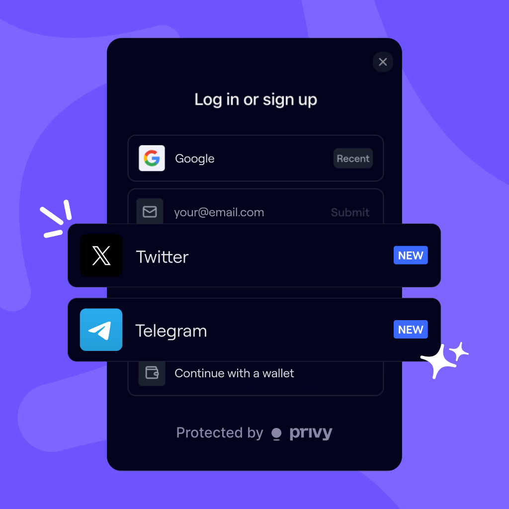 Hilomarket's tweet image. You can now log in with X or Telegram, powered by @privy_io for a seamless and secure experience.