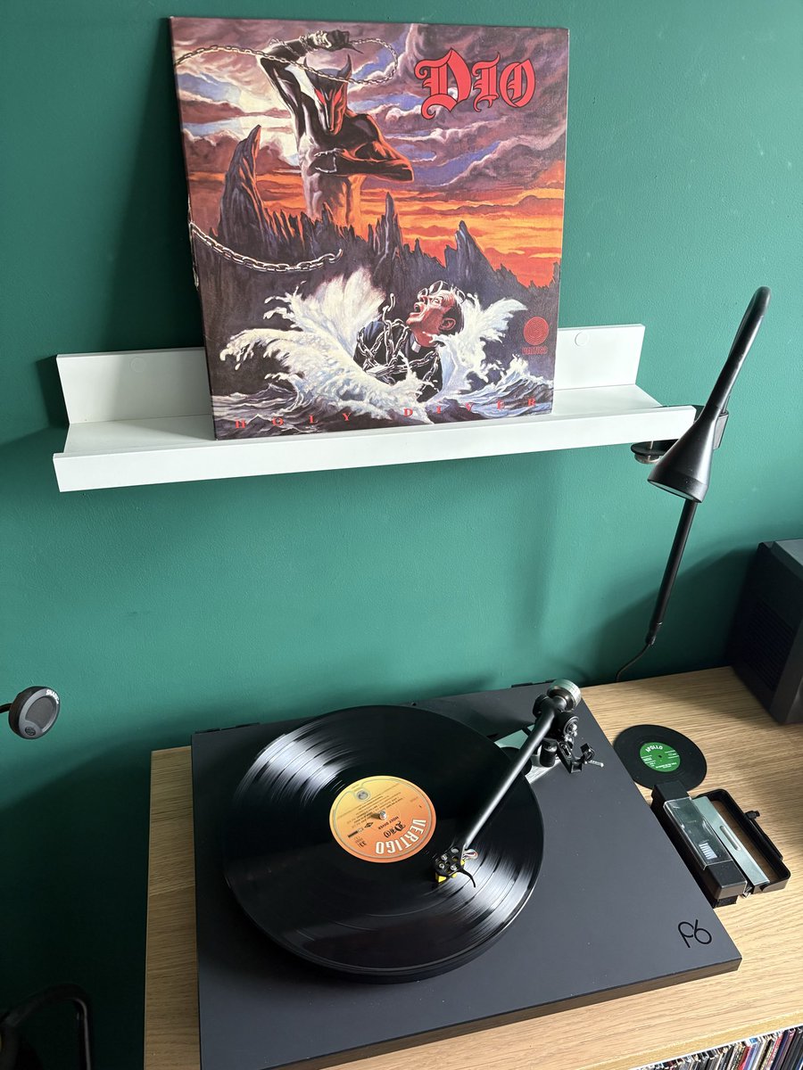 Today: I just never get bored of this. 

Dio - Holy Diver 

One of the greatest heavy metal albums of all time. 

Sadly the great man left us a while ago. And it’s a crying shame Vivian Campbell is playing rhythm guitar for Def Leppard. Far, far better than that.