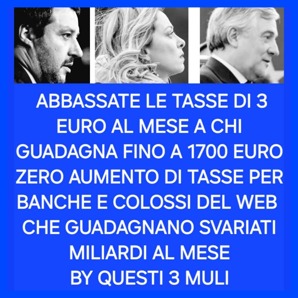 OrNella645587's tweet image. Fanno cassa sulla povera gente e lo sbandierano come fosse una soluzione