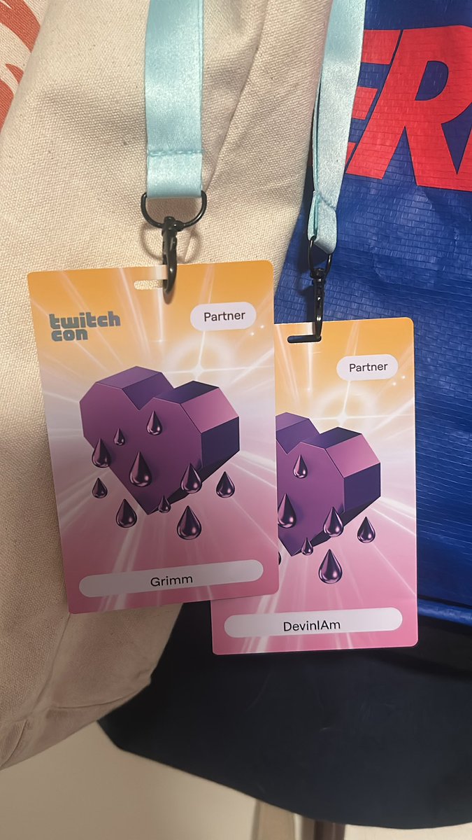 Uh so I accidentally came home from twitch con with 2 souvenirs