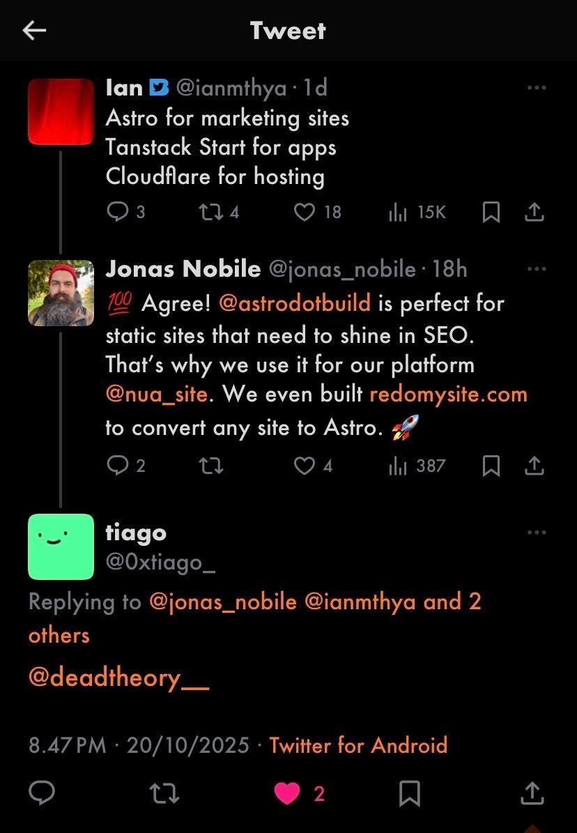 dead internet theory but back tweet media