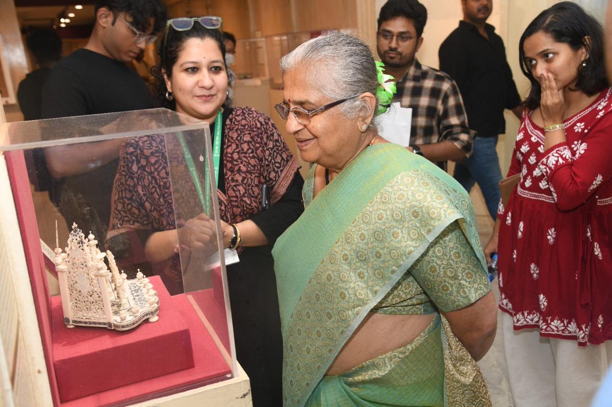 NMnewdelhi's tweet image. A moment of warmth and wisdom as Smt. Sudha Murty visited the National Museum. Her presence filled the galleries with stories of compassion, heritage, and lifelong learning.

#museum #History #stories
