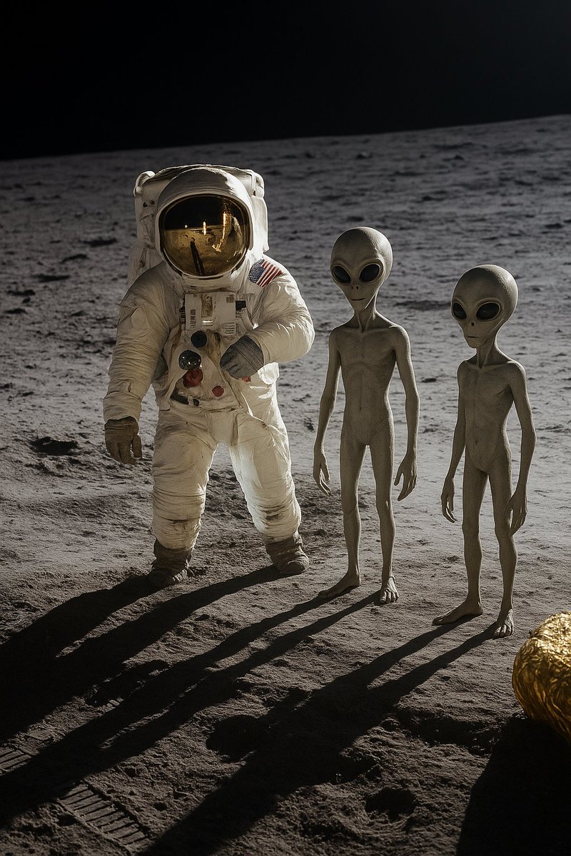 CR1SW4YN3's tweet image. Le pedí a la IA que hiciera una imagen de la misión apolo 11 pero con grises.
#Nasa #astronomy #trending