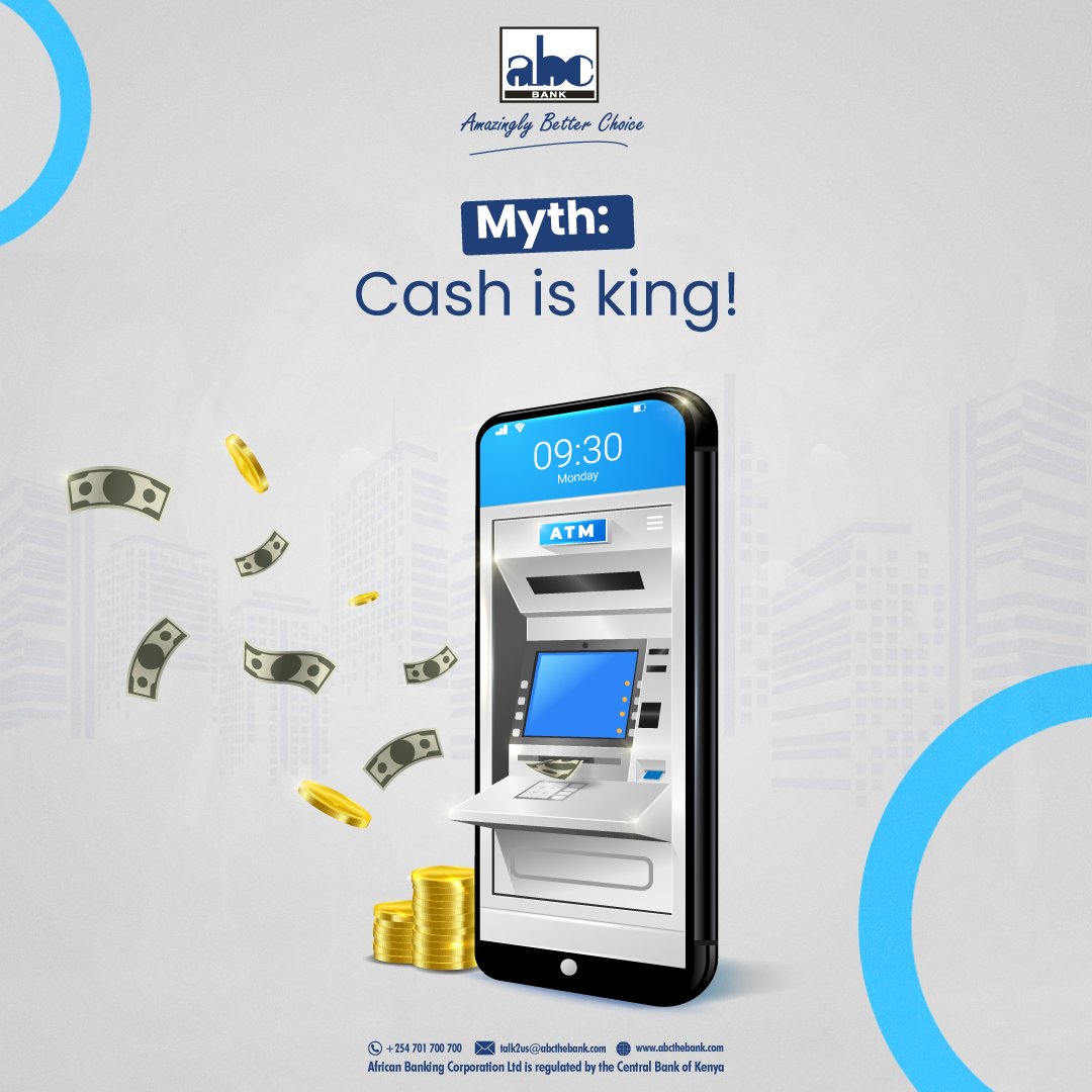 In today’s world, cash can slow you down and even put you at risk.

🌍 With ABConnect, you can pay bills, transfer money, and manage your account anywhere, anytime.
✅ No queues.
✅ No “float imeisha.”
✅ No stress.

📲 Your money deserves smarter management. Make the switch