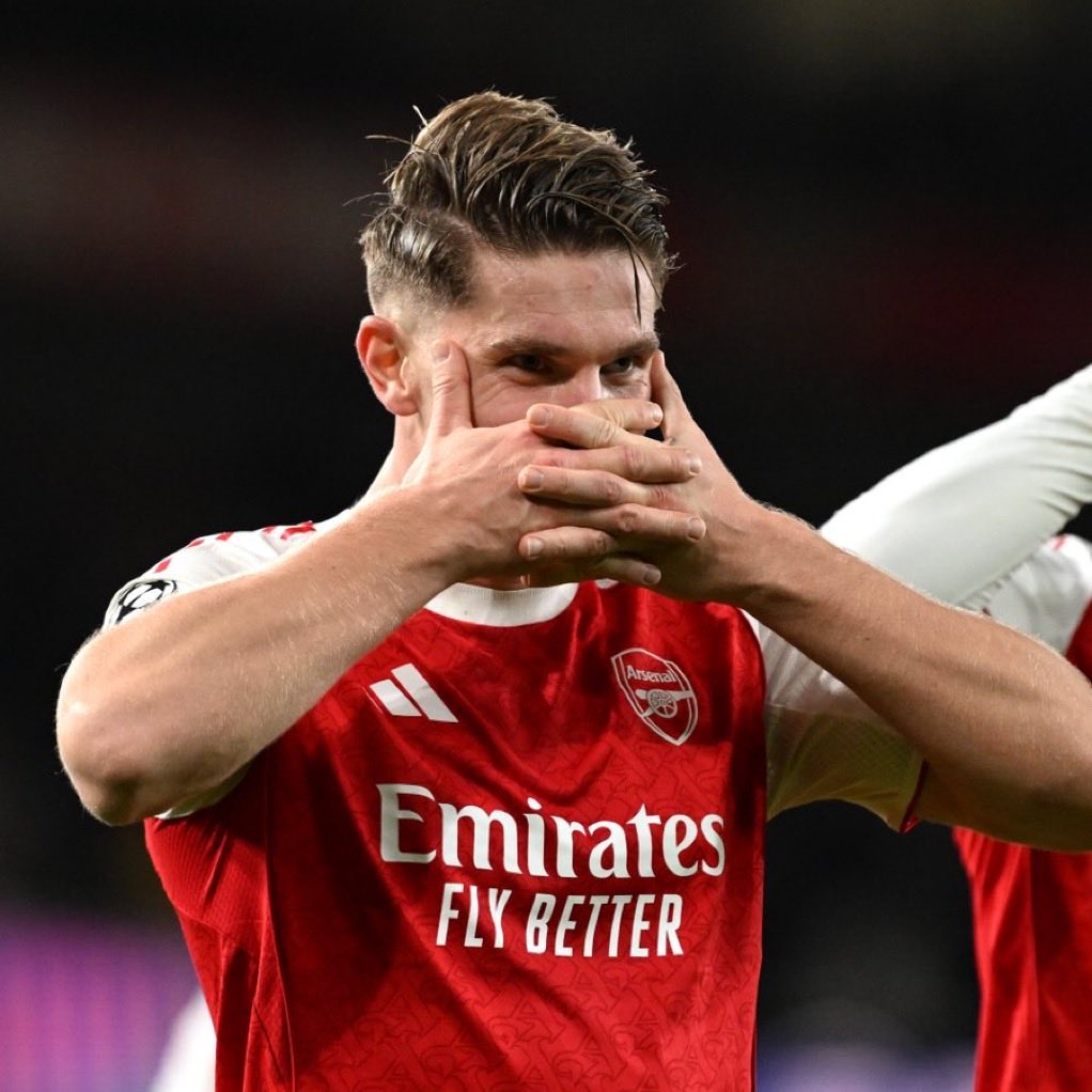 GunnersSocial's tweet image. #contd HE showed exactly why Arsenal invested so heavily. s first goal was a classic poacher’s effort, a scruffy, determined poke-in from a deflected cross that proved he had stuck to his task against the ruthless Atleti centre-backs.