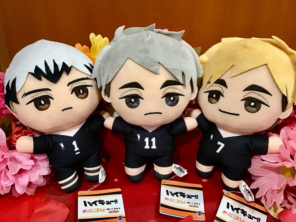 ✨新景品情報✨ 本日より『ハイキュー‼︎ みにコレ！ぬいぐるみ3』が