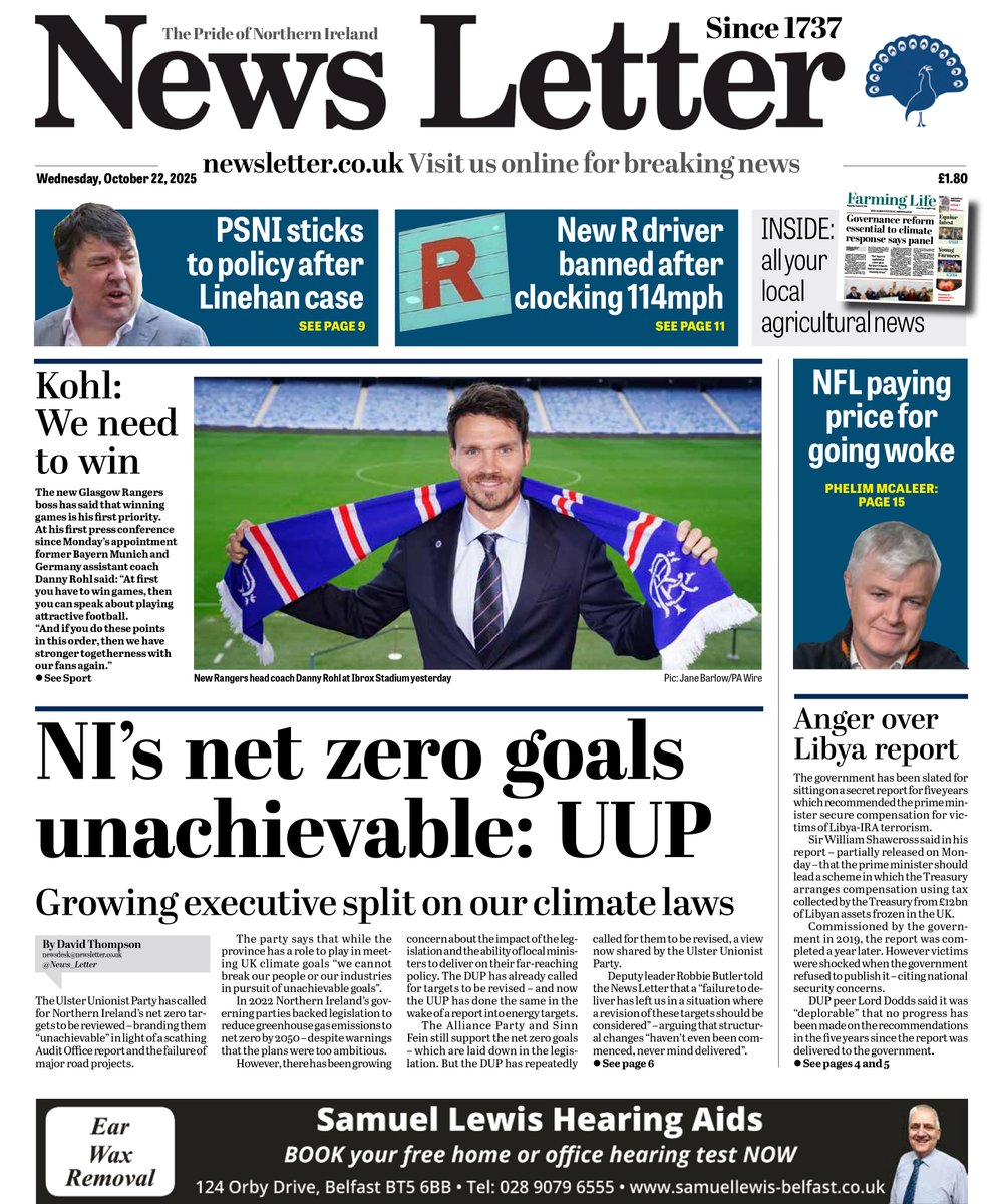 News_Letter's tweet photo. Your News Letter on Wednesday October 22 https://t.co/PBk7fzJnLf