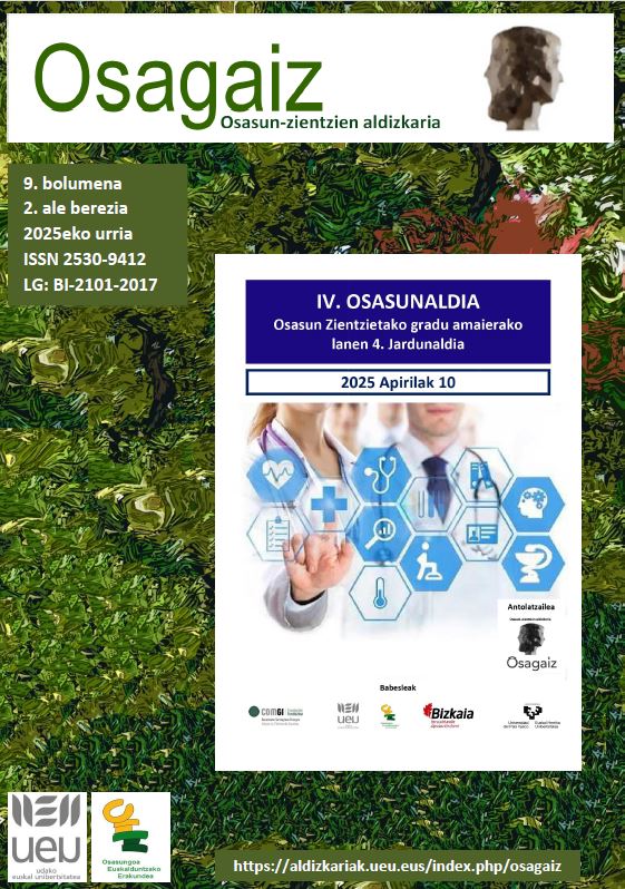 Osasunaldiaren 4. edizioan aurkeztutako lanen laburpenak irakurgai daude jada Osagaiz aldizkarian.

Honen berri: 
labur.eus/1rzdzzy2

<a href="/ueu_orokorra/">UEU</a>