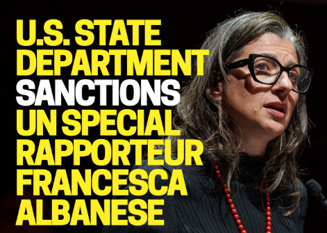 Are we going to talk about how the Nelson Mandela Foundation is hosting Francesca Albanese, a U.S.-sanctioned UN official, while being funded by U.S. corporations?

Because that isn’t “solidarity with the Global South.”
That’s a U.S.-funded institution platforming a sanctioned