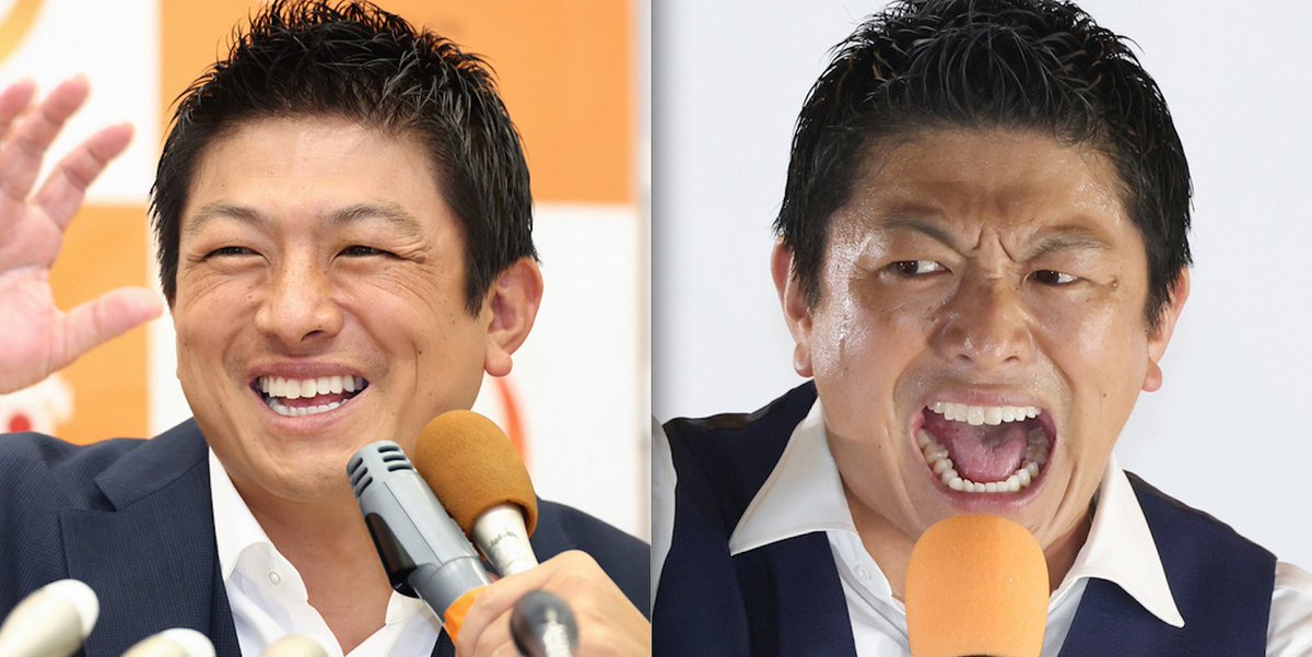 mas__yamazaki's tweet photo. ふだん穏やかな人が自然な笑顔でも特に違和感はないが、ふだん高圧的だったり攻撃的だったりする者が意味もなく過剰に笑う姿を見て、なぜか安心感を覚えるというのは、パワハラやDVの被害者的な心理だろう。その落差で人をあざむき、マイルドに心を支配する。ペテンスマイルは詐術だと気づかせない。 https://t.co/08OohBmFE1