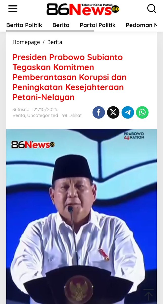 Teman, setiap anak adalah calon pemimpin masa depan &amp; pewaris negeri. Mempersiapkan hari depan bangsa bermula dari hal paling dasar: menjamin makanan mereka penuh nutrisi sejak usia dini. Investasi paling berharga untuk Indonesia.

Pribadi TANGGUH SEHAT