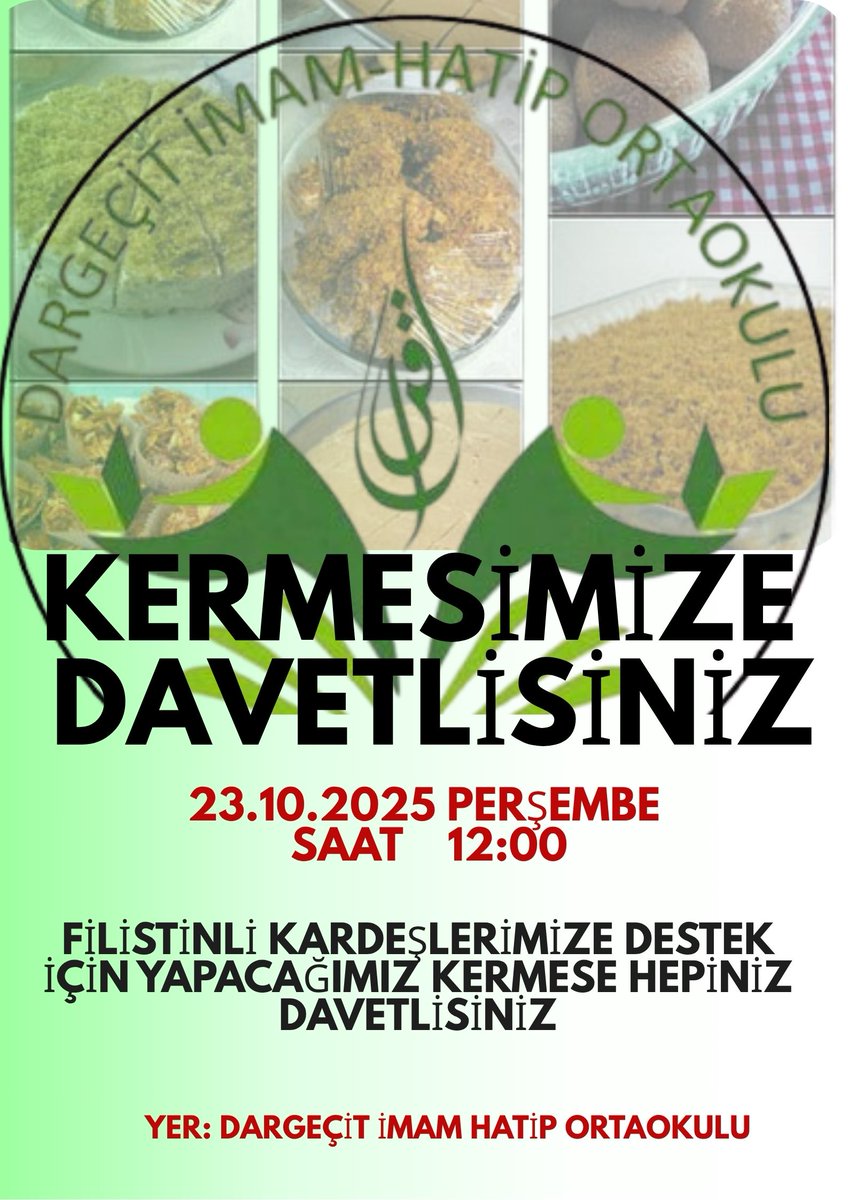 GAZZE DESTEK KERMESİMİZE DAVETLİSİNİZ
<a href="/Dargecit_MEM/">Mardin Dargeçit ilçe Milli Eğitim Müdürlüğü</a>
<a href="/mardinilmem/">Mardin İl Millî Eğitim Müdürlüğü</a>
<a href="/menesipek/">Muhammed Enes İpek</a>