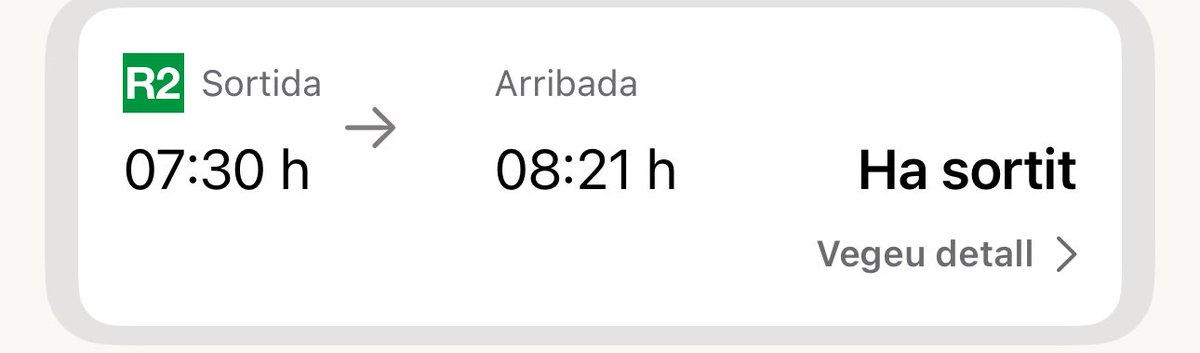 GUILLEM ESTADELLA (@gestadella) on Twitter photo És increïble com <a href="/rodalies/">Rodalies Catalunya</a> manipula els horaris de l’app per fer-nos creure que hi ha “normalitat al servei”. Agafo el tren a les 7.16 h, teòricament surt a les 7.13 h, amb arribada a les 8.04 h Barcelona. Aquí teniu com ha anat canviant els horaris a mida. En resum: 16min tard És increïble com <a href="/rodalies/">Rodalies Catalunya</a> manipula els horaris de l’app per fer-nos creure que hi ha “normalitat al servei”. Agafo el tren a les 7.16 h, teòricament surt a les 7.13 h, amb arribada a les 8.04 h Barcelona. Aquí teniu com ha anat canviant els horaris a mida. En resum: 16min tard