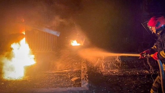 Ordinary cities have been under fire, primarily our energy infrastructure, but many residential buildings have also been hit. There were fires in Zaporizhzhia and hits on homes in Kyiv. The Kyiv, Odesa, Chernihiv, Dnipro, Kirovohrad, Poltava, Vinnytsia, Zaporizhzhia, Cherkasy and