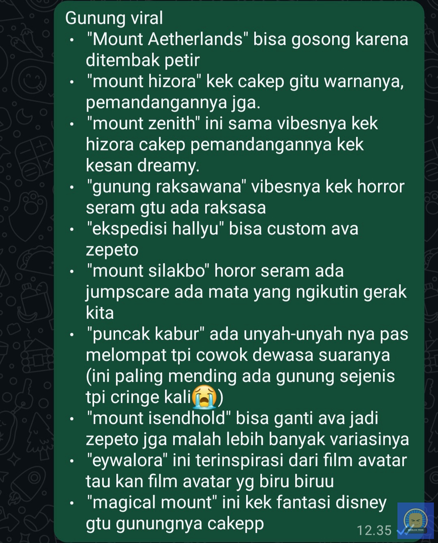 roblox_fess's tweet image. sender ngerangkumin beberapa gunung !roblox yg v1ral semingguan ini dari tiktok ataupun di twitter wkwk yang udah mainin coba reviewnya dong atau ada tambahan lain??