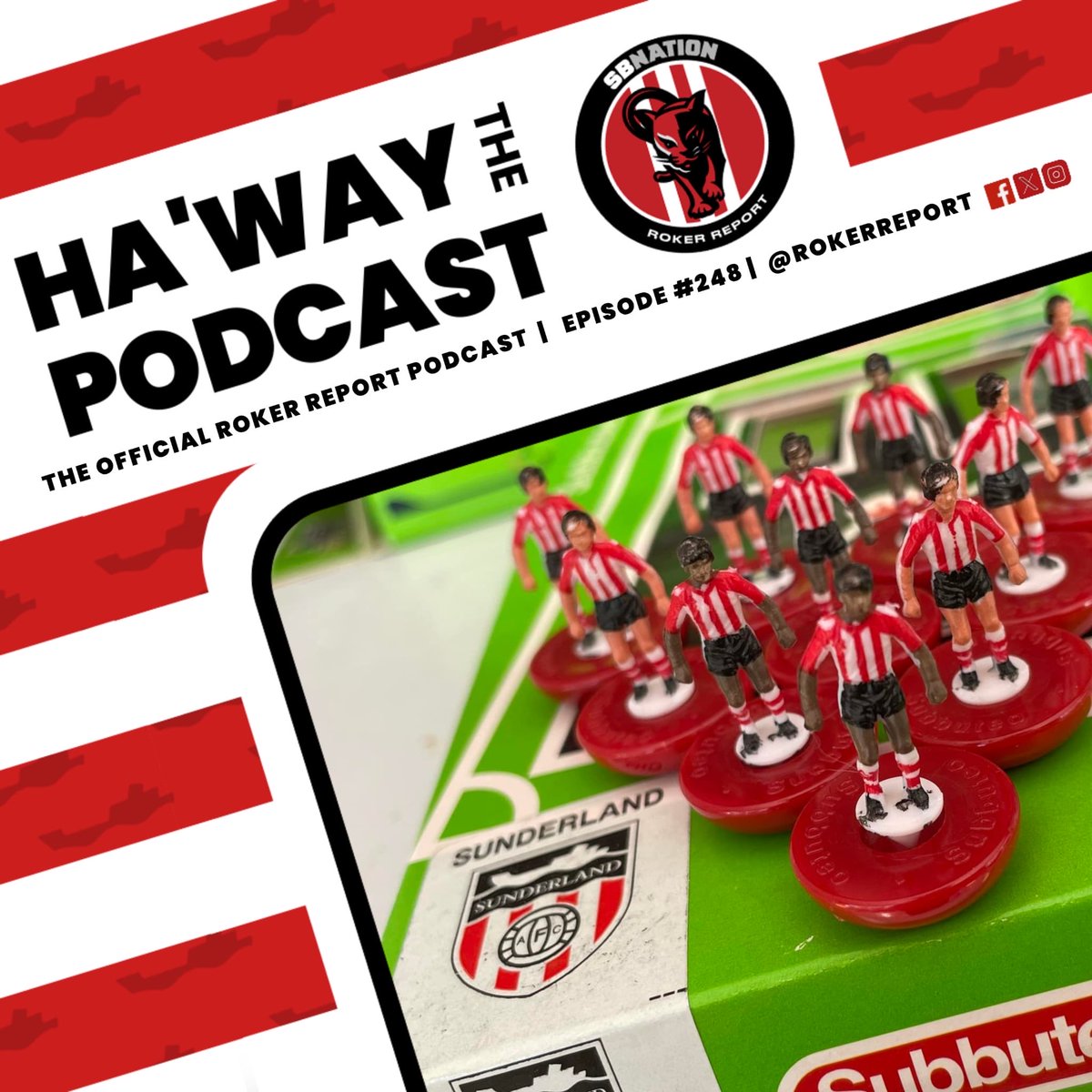 𝗛𝗔𝗪𝗔𝗬 𝗧𝗛𝗘 𝗣𝗢𝗗𝗖𝗔𝗦𝗧 | 𝗖𝗛𝗜𝗧-𝗖𝗛𝗔𝗧

Cigarette cards, Sunderland Subbuteo, Panini stickers, the Footy Echo… we go all retro today with author Bill Hern! 

APPLE: tinyurl.com/4wkmx2jx
SPOTIFY: tinyurl.com/5rm8pkam

Linktr.ee/RokerReport | #SAFC ❤️🤍