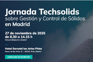 #Noticia Noticia: Techsolids celebra una jornada sobre "gestión y control de sólidos" en Pinto (Madrid) en noviembre de 2025: Techsolids, la asociación española que aglutina a las empresas especializadas en la tecnología de sólidos organiza la Jornada… dlvr.it/TNpr8z