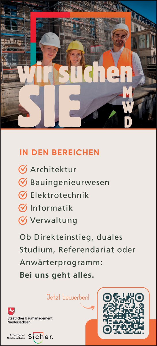 StellenmarktD's tweet image. Lust auf Projekte, die Niedersachsen gestalten? 📷
Wir suchen dich!
#Informatiker m/w/d in #Hannover, gesucht:
stellenmarkt-direkt.de/ads/132800446
#stellenangebot
