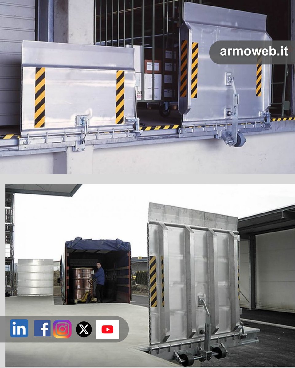 ArmoWeb's tweet image. Le rampe di raccordo in alluminio #Armo sono utili per colmare dislivelli anche importanti tra una banchina di carico e un automezzo, compensandone la distanza in modo efficace e permettendo uno spostamento fluido dei carichi.
armoweb.it/pedane-rampe-d…
#armospa #logisticsolutions