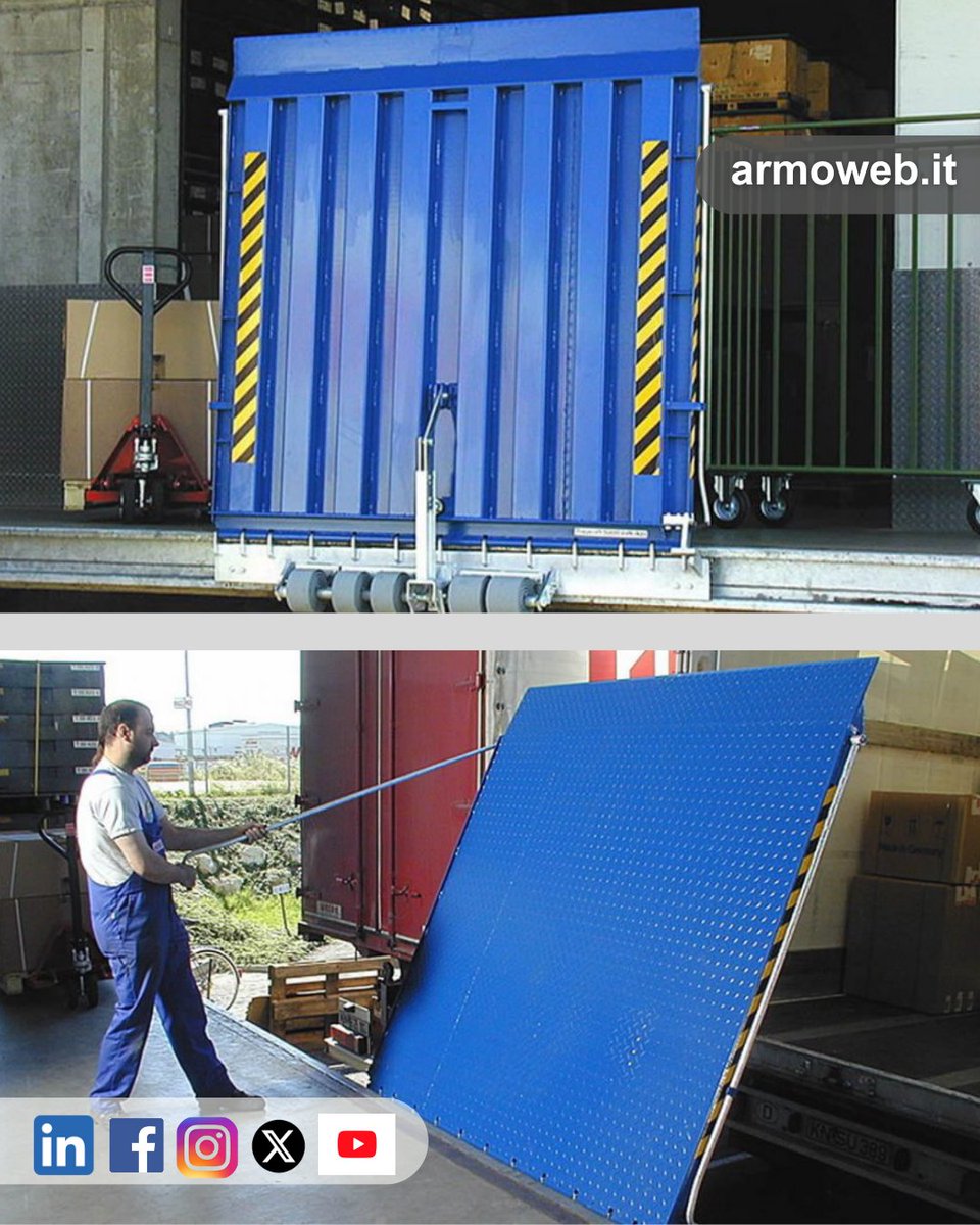 ArmoWeb's tweet image. Le rampe di raccordo in alluminio #Armo sono utili per colmare dislivelli anche importanti tra una banchina di carico e un automezzo, compensandone la distanza in modo efficace e permettendo uno spostamento fluido dei carichi.
armoweb.it/pedane-rampe-d…
#armospa #logisticsolutions