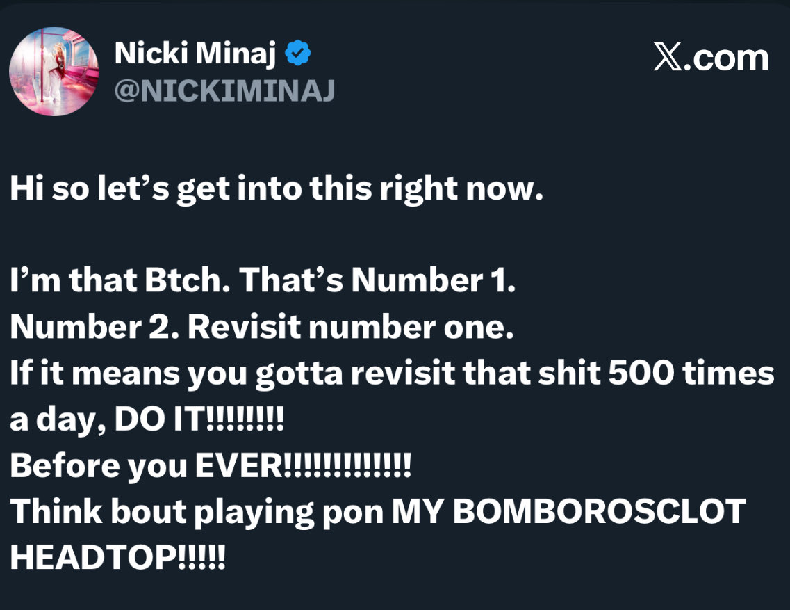 MeeqMinaj's tweet image. In case you bitches FORGOT ‼️