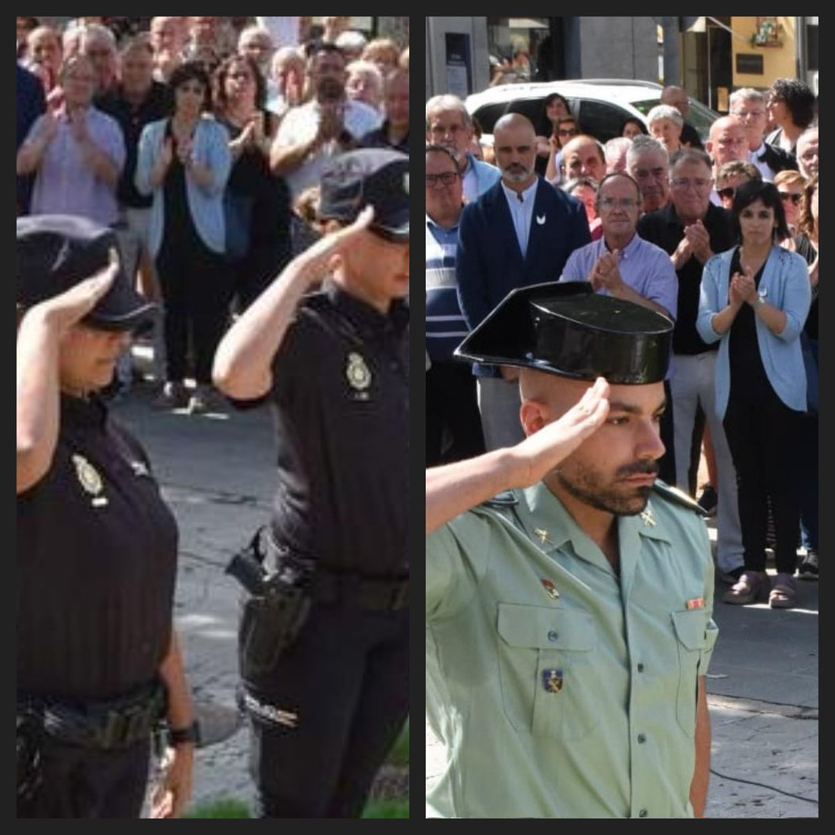 Aquestes imatges també van ser creades amb IA perquè la Sílvia és una patriota de pedra picada i no aplaudiria mai les forces d'ocupació que l'1O van apallissar els nostres avis.