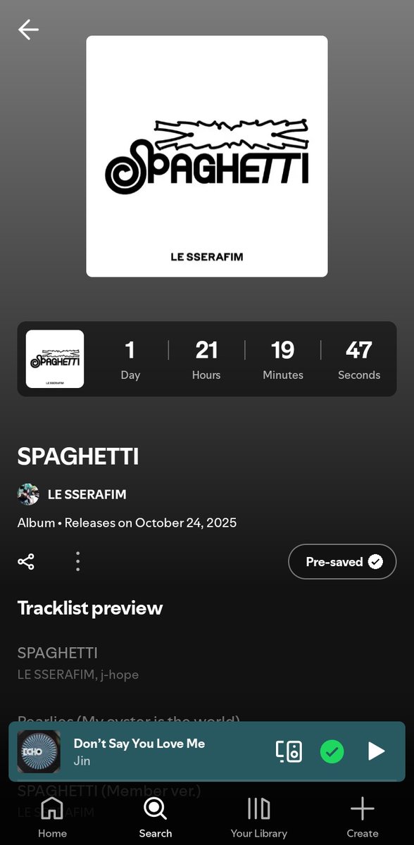 🍝 لطفا اهداف اسپاگتی با دقت بررسی کنید و اکانت هاتون برای جمعه آماده کنید+پری سیو انجام بدین
و لطفا پلی لیست هایی با فوکس اول اسپاگتی فیت جیهوپ و فوکس آهنگ های استریمی خودمون برای استریم انتخاب کنید و فایتینگ✨️💜

J-HOPE IS COMING 
SPAGHETTI FEAT J-HOPE 
#jhope #제이홉