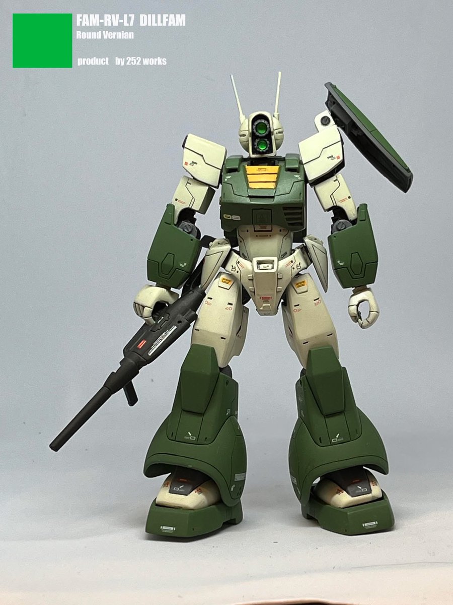 #銀河漂流バイファム放送開始記念日

どれぐらい好きかというと、引っ越してきてから最初に完成したのがこのディルファムです。
30MMを素体に旧キットをハメハメして製作しました。

なかなか良くできてると思ってます。

そういえばネオファムも製作してた記憶が…
パーツ探すか。