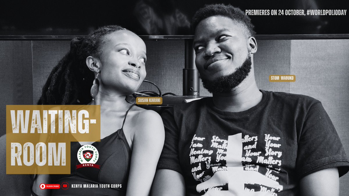 MalariaYouthKE's tweet photo. We are coming on your screens, this #WorldPolioDay with something powerful. 

A film that speaks for every parent, every youth, every child waiting for protection.

The Waiting Room: premiering soon.
Click here, and be informed
👇👇 https://t.co/uYTEjEcTGu
#TheWaitingRoom https://t.co/blBNfRFAqX