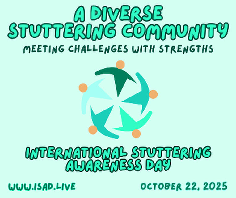 Buzzing to celebrate International Stammering Awareness Day today. We champion different voices everyday, but today we are going to shout about it even louder. Why not share with your workplace or school to help build awareness of stammering in your local community #isad25