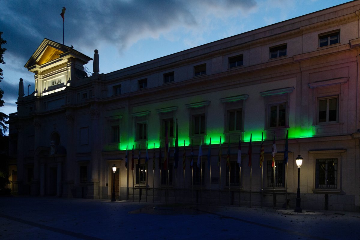 Senadoesp's tweet image. 🏛️La fachada histórica del Senado se iluminará esta noche de verde con motivo del Día Internacional del Síndrome de Phelan-McDermid @PhelanMcDermid

🤝La Cámara Alta muestra así su apoyo a las personas que sufren esta enfermedad y a sus familias

📰Noticia
senado.es/web/actividadp…