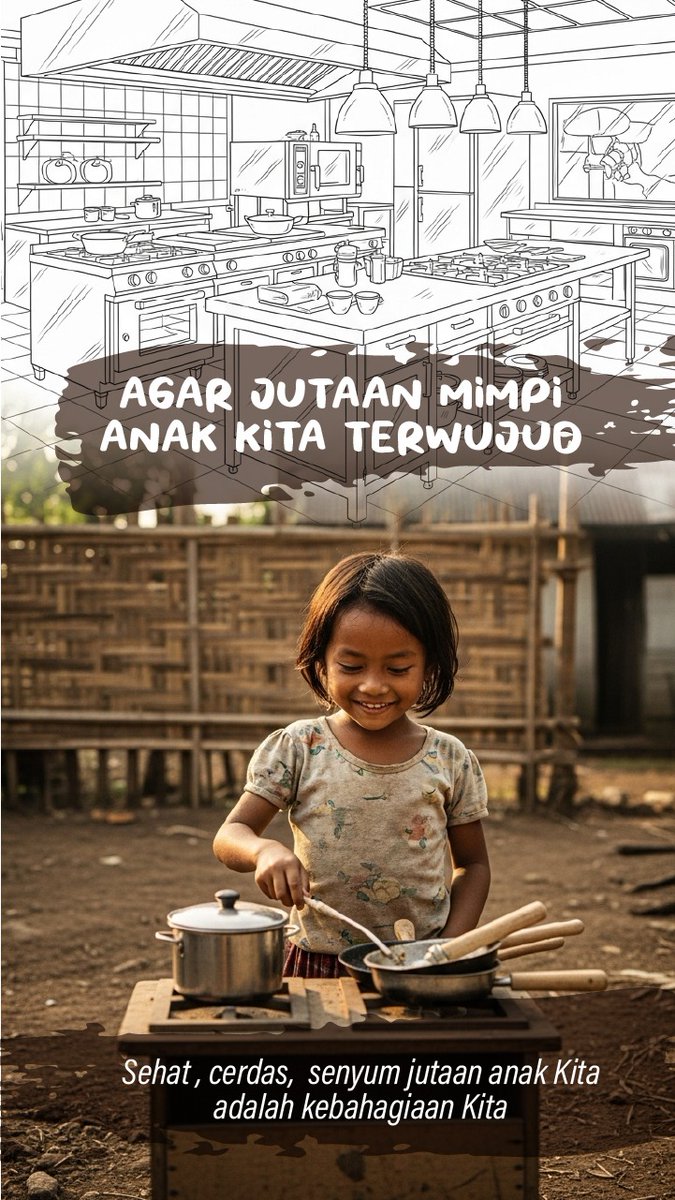 Setiap anak adalah calon pemimpin masa depan &amp; pewaris negara. Menyiapkan masa depan bangsa dimulai dari hal paling mendasar: menjamin makanan mereka bergizi lengkap sejak usia dini. Investasi terunggul untuk Indonesia.

Pribadi TANGGUH SEHAT