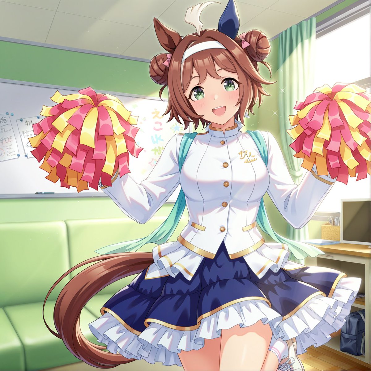 techniquecode16's tweet image. #AIart 
#ウマ娘
#ラインクラフト
元気にされちゃう♡