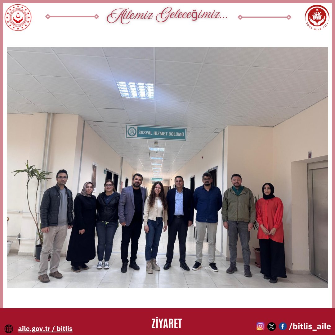 bitlis_aile's tweet image. 📍 Üniversite İş Birliğiyle Güçlü Adımlar

📌Çocuk Evleri Sitesi Müdürlüğümüz idarecileri ve personelleri tarafından, Bitlis Eren Üniversitesi Sağlık Bilimleri Fakültesinde görevli akademisyenlerle bir araya gelindi.

📌Koruma ve bakım altında bulunan çocuklarımızın gelişimine…