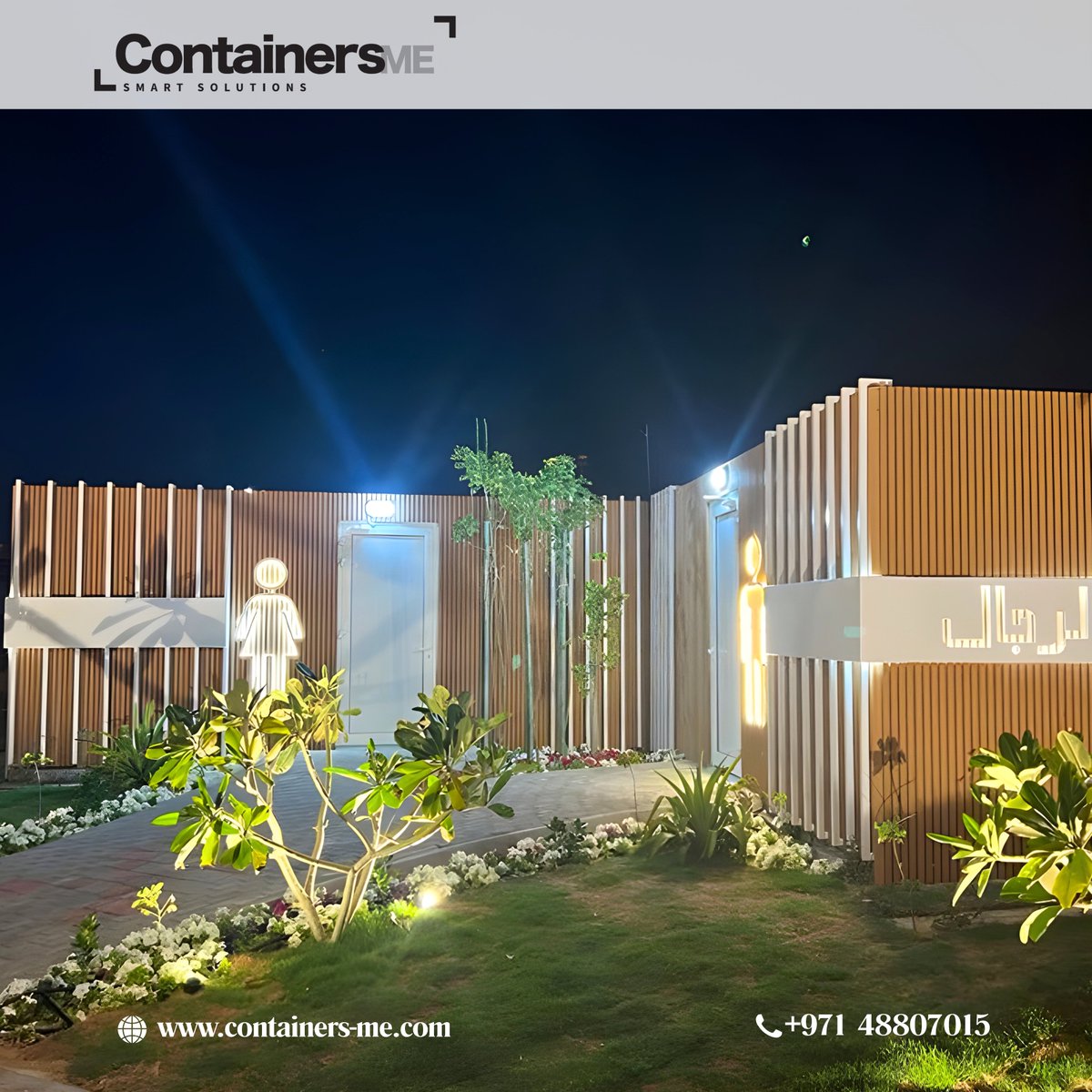 Containers_me's tweet image. our modular washroom project in KSA 🚿

built with high-quality claddings and modular mobile containers for long-lasting durability, hygiene, and comfort across the UAE.

 explore more of our projects: containers-me.com/projects

#modularwashroom #containersme #modularcontainers