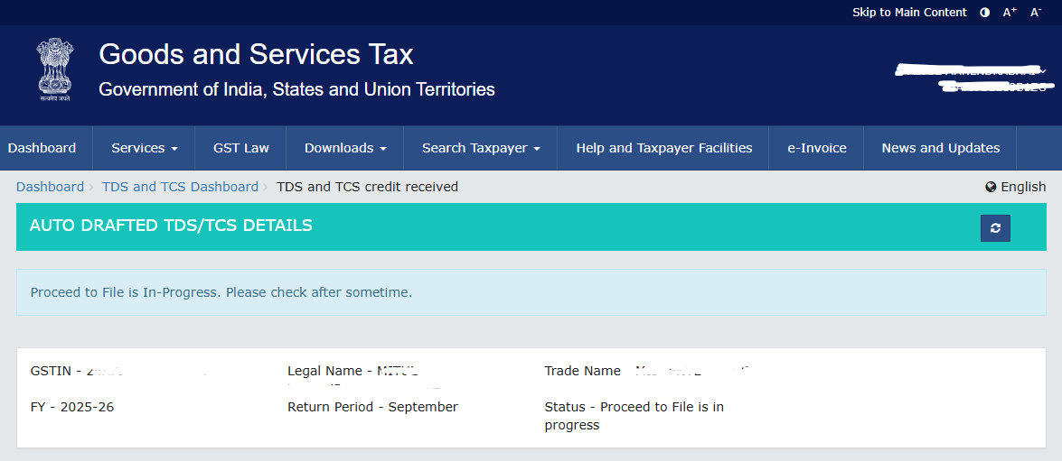 MeetDesai07's tweet photo. @Infosys_GSTN Dear @Infosys_GSTN New day new issue, Please try to resolve it as early as possible we nee to utilize this fund to pay tax in 3B. Ticket No. G-202510102730617 https://t.co/O4GoV6erdS