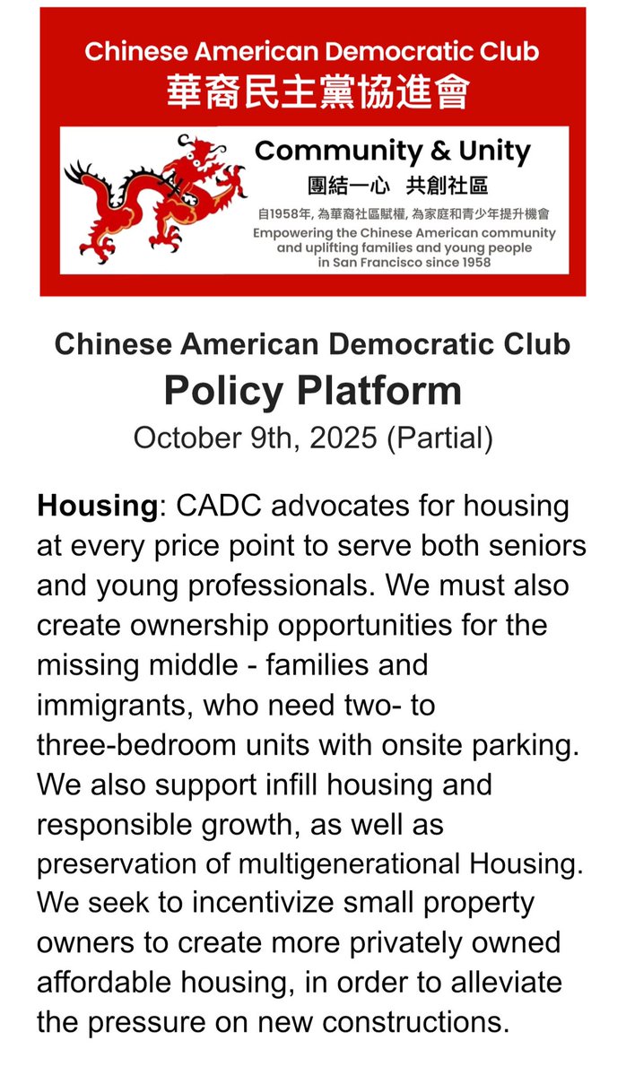sf_cadc's tweet image. CADC supports reasonable and responsible housing policies, and seeks a transparent and inclusive process for the Family Zoning Plan that incorporates the input from neighborhoods, especially the Sunset. District 4 deserves to be at the table.
#FZP #SFSunset