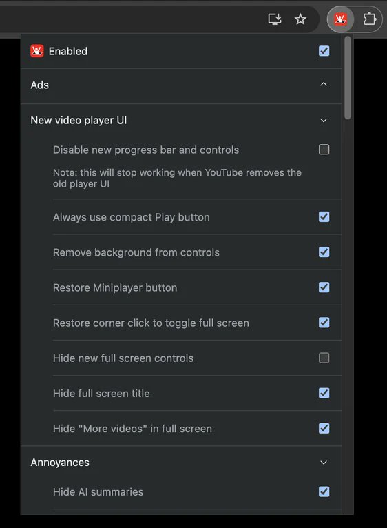 jbscript's tweet image. Steadily cranking out fixes for recent YouTube changes
