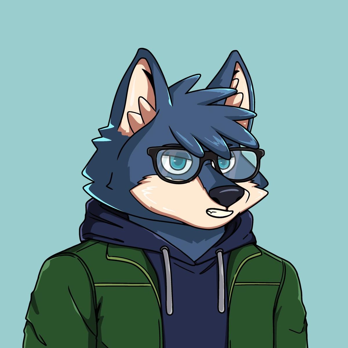 Newest wolf, I added to the pack!! Ooowwww🐺🤓🤓  #Wolfies <a href="/Csilla_cro/">Csilla</a> <a href="/Zeno_ob/">Ze Noob</a>