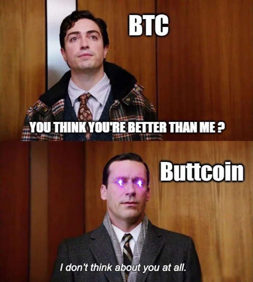 Buttcoiners have one goal, one mission - to flip BTC