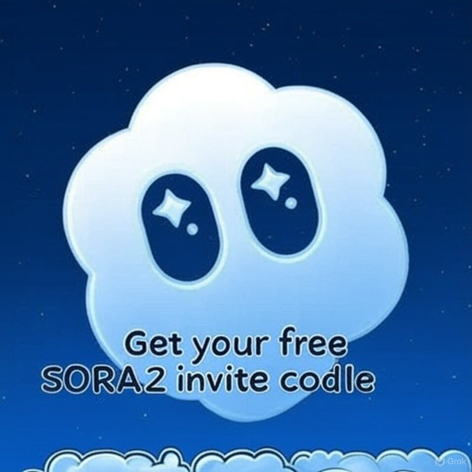 BradleyDel34915's tweet image. Want a Sora 2 invite code? I’ve got 369 to give away FREE! 🚀
1. Like + Retweet + Comment “Sora 2 Code”
2. Follow me (so I can DM you the code)
⚠️ No Retweet = No Code
Hurry, first come, first served!
#Sora2 #InviteCode #GiveawayXLSATU
