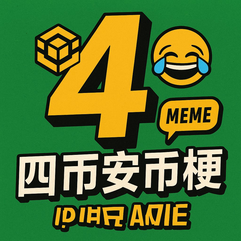 我为 Four.Meme 提的中文名：四币安币梗 💚这个名字融合了“四”的创意力量、币安链（BNB Chain）的社区文化，以及“梗”的趣味精神，寓意我们在链上共同创造属于大家的梗文化！BSC 钱包地址：0xc9582D248359Af88c7C87bCd41AF76bfB724527E