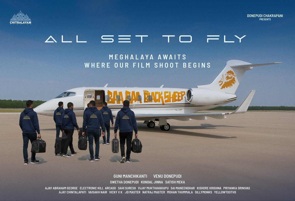 ChitralayamOffl's tweet image. Team #BaaBaaBlackSheep is all ready to create fun, laughter, and take you on an exciting rollercoaster ride! 🙂

Shoot begins very soon…✨

@ChitralayamOffl  @VenuDonepudi @ManchikantiGuni @swethadonepudi #KondalJinna #SatishMeka @AjayAbrahamGeo1 @arcado77 @sahisuresh…