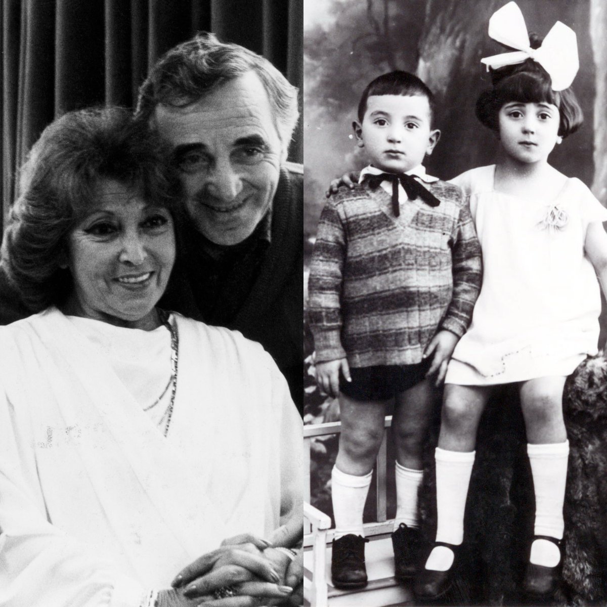 La famille Aznavour et la Fondation Aznavour annoncent le décès d’Aïda Aznavour-Garvarentz
 
C’est avec une profonde tristesse que la famille Aznavour et la Fondation Aznavour annoncent le décès d’Aïda Aznavour-Garvarentz, la sœur bien-aimée de Charles Aznavour.
Aïda s’est