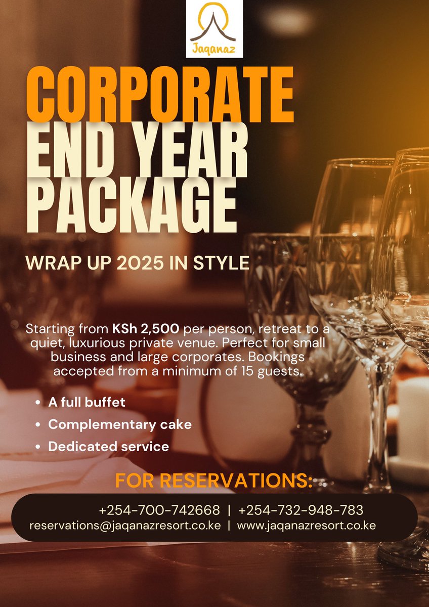 Wrap up the year in style ✨
Celebrate your team’s success with our exclusive Corporate End-Year Package — where business meets pleasure! 🥂

#corporateendofyearparty #endyearparty #jaqanazresort